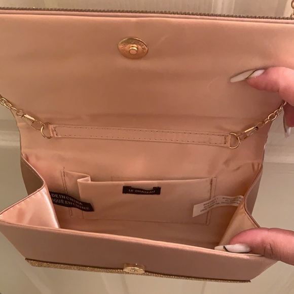 Rose gold glitter clutch - Picture 3 of 3